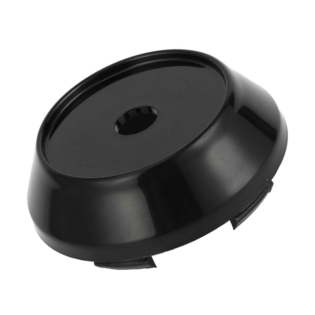 Tapas de cubo de rueda universal de Unique Bargains, duraderas, 65 mm, 2.56" de diámetro exterior, cubiertas de cubo de vehículo, plástico negro