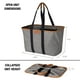 thumbnail image 2 of Bolsa de mano CleverMade plegable LUXE Heather Gris/Black 30L, 2 of 5