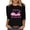 Z3-Black-breast cancer shirts for women, variant on Yourumao Breast Cancer Shirts for Women Pink Ribbon 3/4 Sleeve Tops Crewneck Plus Size In October We Wear Pink Shirt for Breast Cancer Survivor
