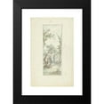 thumbnail image 2 of Dionys van Nijmegen 17x24 Black Modern Framed Museum Art Print Titled - Design for a Room; Amaryllis Recognizes Myrtillo (1715 - 1798), 2 of 5