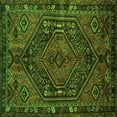 thumbnail image 1 of Ahgly Company Indoor Square Persian Green Traditional Area Rugs, 5' Square, 1 of 1