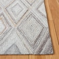 thumbnail image 3 of SAFAVIEH Metro Bronte Diamond Runner Rug, Grey/Light Brown, 2'3" x 9', 3 of 8