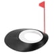 thumbnail image 4 of Copa de Práctica de Hoyo para golf con Banderas Ayudas de Entrenamiento para Putt de Oficina en Interiores Blanco 2, 4 of 8