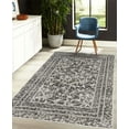 thumbnail image 4 of Vintage Decorative Rug, Abstract Design Soft Pastel Colors of Swirling Branches Repetitive Art, Quality Carpet for Bedroom Dorm and Living Room, 6 Sizes, Pale Grey, by Ambesonne, 4 of 4