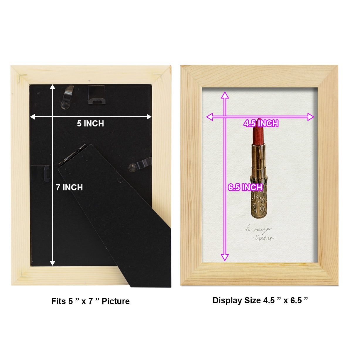 Gilded Toiletries III - Framed Print w/glass - Natural Wood
