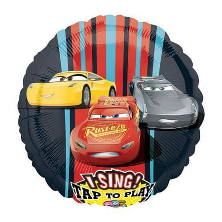 Burton & Burton 28" Cars 3 Sing A Balloon