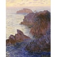thumbnail image 2 of Monet, Claude 12x14 Black Ornate Wood Framed with Double Matting Museum Art Print Titled - Rocky Point at Port-Goulphar, 1886, 2 of 4