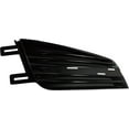 thumbnail image 2 of Bumper Grille Compatible with 2015-2019 Cadillac ATS Front, Right Passenger Black, 2 of 5