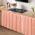 thumbnail image 4 of Cabinet Curtains for Kitchen,Dust Proof Privacy for Bathroom Kitchen Under Desk Laundry Room Pink, 4 of 4