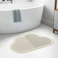 thumbnail image 3 of TaTaai 5Pcs Cloud Shape Bath Mat Rug, Rubber Non-Slip Quick Dry Absorbent Thin Bathroom Rugs Fit Under Door Bathroom Floor Mats-Shower Rug for in Front of Bathtub, Sink, Shower Room, 3 of 5