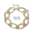 thumbnail image 5 of Guodhu Chunky Choker Necklace Statement Thick Necklace Heavy Chain Necklace Fashion Jewelry Accessory for Women, 5 of 5