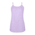 thumbnail image 5 of Summer Sleeveless Top For Women Casual Chiffon Round Neck Solid Color Sling Vest Ladies Soft Beach Tank Tops, 5 of 6