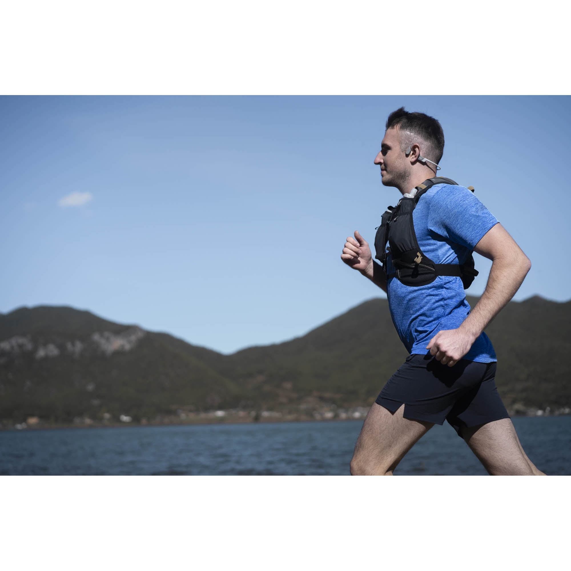 Shokz - OpenRun, CASQUE DE SPORT A CONDUCTION OSSEUSE, greis