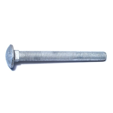 

1/2 -13 x 5 Hot Dip Galvanized Grade 2 / A307 Steel Coarse Thread Carriage Bolts CBS-670