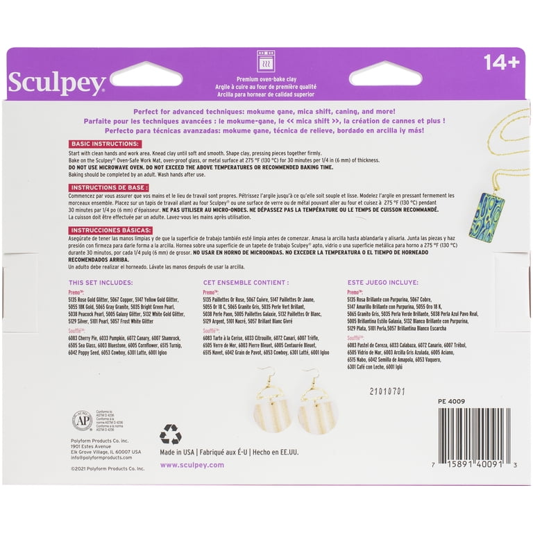 Sculpey Premo & Soufflé Clay Multipack, 24 Colors 1 oz photo 2