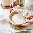 thumbnail image 6 of Swayvoo Banneton Bread Proofing Basket Set of 2, 9-Inch Round Rattan Baskets with Liners, Sourdough Baking Supplies, 6 of 6