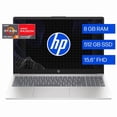 thumbnail image 1 of Laptop HP 15-fc0240la AMD Ryzen 3 8GB RAM 512GB SSD, 1 of 5