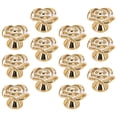 thumbnail image 2 of 15pcs Rose Shaped Plastic Cupboard Cabinet Drawer Door Knobs Pull Handles, 2 of 7