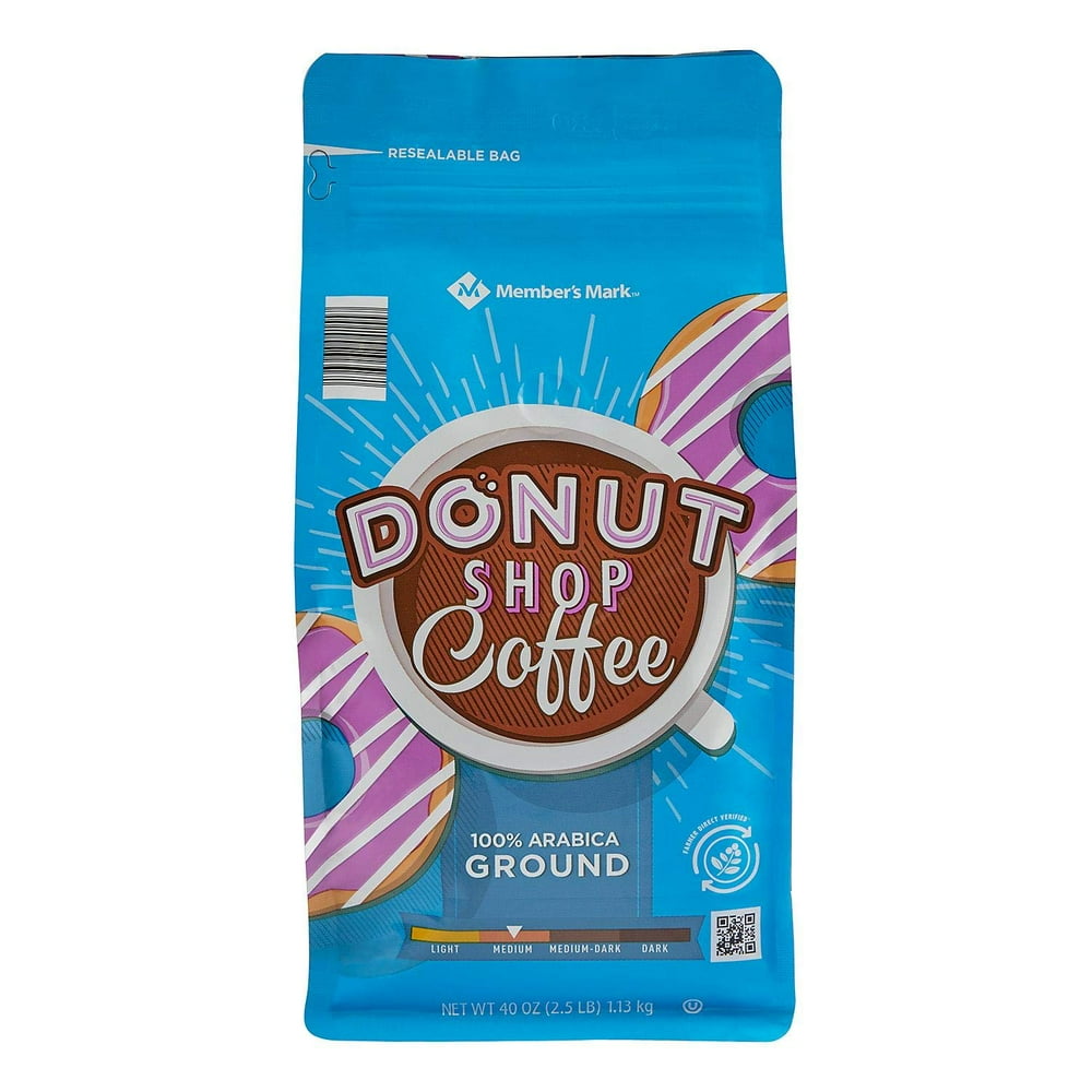 Donut Shop Ground Coffee MediumRoast Arabica, 40 Ounce