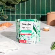 فوط ما بعد الولادة للتبريد بالأعشاب من Honey Pot مصنوعة من القطن العضوي بنسبة 100%، 12 قطعة