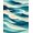 Blue, Pattern 8, variant on ODIKA 8'x10' Washable Area Rug Durable, Non-Slip Bathroom Ocean Wave Nautical Whale Starfish Beachy Accessories for Living Room, Under Sectional, Family