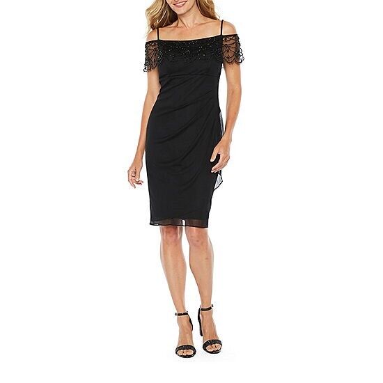 DJ-Jaz Cap Sleeve Embellished Midi 