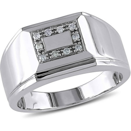 Men's Diamond Accent Sterling Silver Fashion Ring