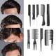 thumbnail image 5 of 10 unids/set de peines profesionales para el cabello, juego de peines de plástico para peinar, herramienta para el cuidado del cabello para uso en salón y barbería para diferentes funciones, 5 of 5