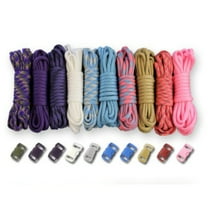 Paracord Planet 550lb Type III Paracord Combo Crafting Kits with Buckles