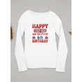 thumbnail image 3 of Happy July 4Th, 6Th Birthday Long Sleeve Toddler -Image by Shutterstock,  4 Toddler, 3 of 4