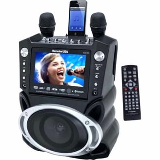 Karaoke USA GQ740 CD+G Karaoke System with 4.3