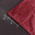 thumbnail image 5 of XWZO 84 inch Christmas Velvet Curtains - Rod Pocket Blackout Drapes for Bedroom/Living Room, 52W x 84L, Set of 2, Red, 5 of 9