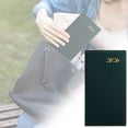 thumbnail image 3 of RUIQPGRT 2026 PU Leather Daily Planner Notebook, Gold Foil Year Mark Pocket Agenda with Ribbon Bookmark, Slim Hardcover Schedule Book for Business Time Planning, 3 of 8