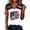 White, variant on Usa Soccer Jersey for Women Color Block V Neck Raglan Soccer Shirt Short Sleeve Summer Graphic Tees, Navy XXXL