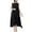 Black, variant on Sleeveless Asymmetrical Maxi Dress for Women Loose Fit Summer Cotton Linen Casual Long Dress with Pockets Tunic