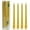 Gold, variant on FCMSHAMD 9.8 inch White Taper Candles-Unscented Dripless(4 Pack)