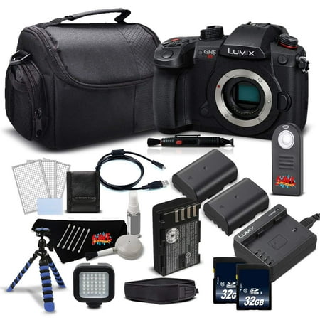 Panasonic Lumix DC-GH5S Mirrorless Micro Four Thirds Digital Camera DC-GH5S - Platinum Level Bundle- (Intl
