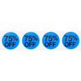 thumbnail image 2 of Autocollants Ronds Bleus 75 % de Réduction 0.75 Pouces Pouce Rond Lot de 500, 2 of 6