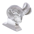 thumbnail image 3 of Die-Cast hood ornament rams head chrome 3 1/2"H Peterbilt Fits Kenworth Freightliner, 3 of 4