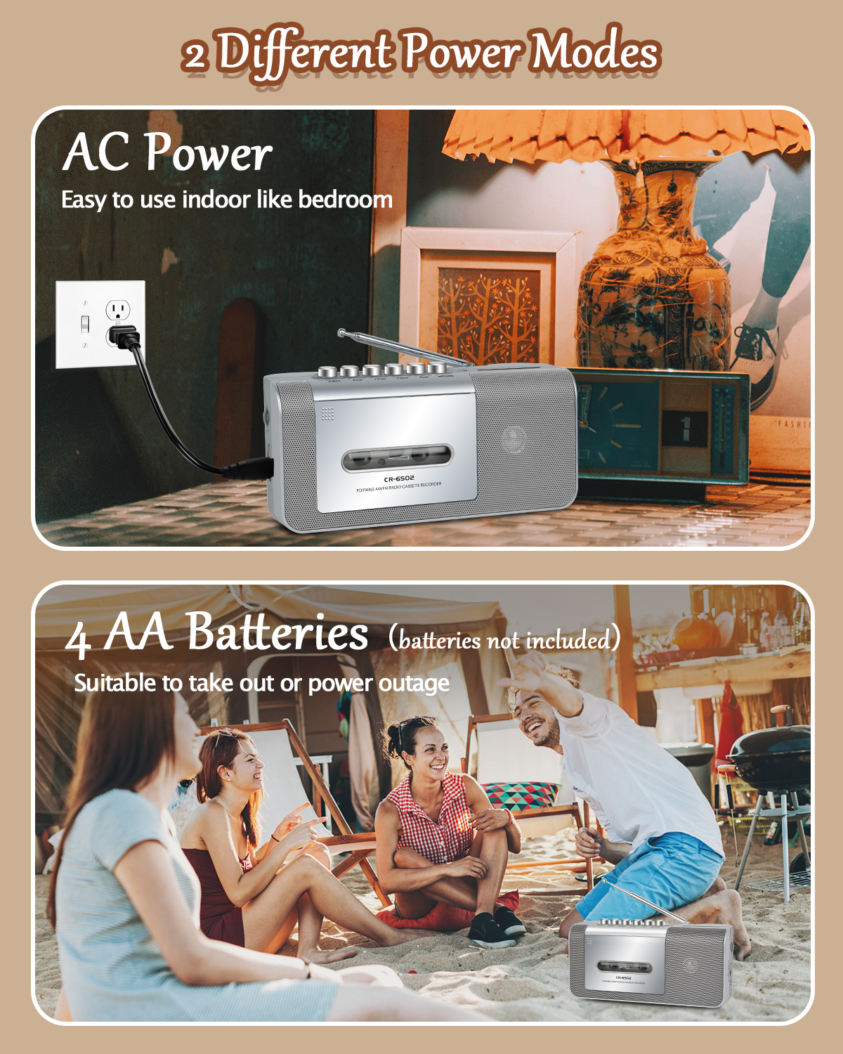 Jazmm Portable Cassette Recorder Player photo 7