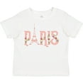 thumbnail image 3 of Inktastic Pink Paris Eiffel Tower with Flowers Boys or Girls Toddler T-Shirt, 3 of 5