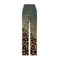 thumbnail image 4 of VEKDONE Womens Linen Long Pants Army Green L, 4 of 5