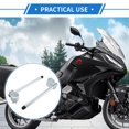 thumbnail image 2 of 1 Pair Motorcycle Handlebar, 41mm Handle Bar Universal for ATV Durable Aluminum Alloy Silver Tone, 2 of 6