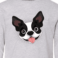 thumbnail image 4 of Inktastic Boston Terrier Dog Gift Long Sleeve Youth T-Shirt, 4 of 5