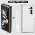 thumbnail image 2 of Compatible Transparent Case for Samsung Z Fold 5 Case Clear with Screen Protector,Full Body Shockproof Cover Hinge Protection Case for Galaxy Z Fold 5 Clear Case,Samsung Galaxy Z Fold 5 5G case, 2 of 7