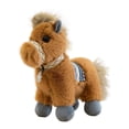 thumbnail image 2 of Muñeco de peluche de caballo, juguete de peluche suave, Año Nuevo chino, Festival de primavera, Caballo, Zodíaco Marrón claro, 2 of 8