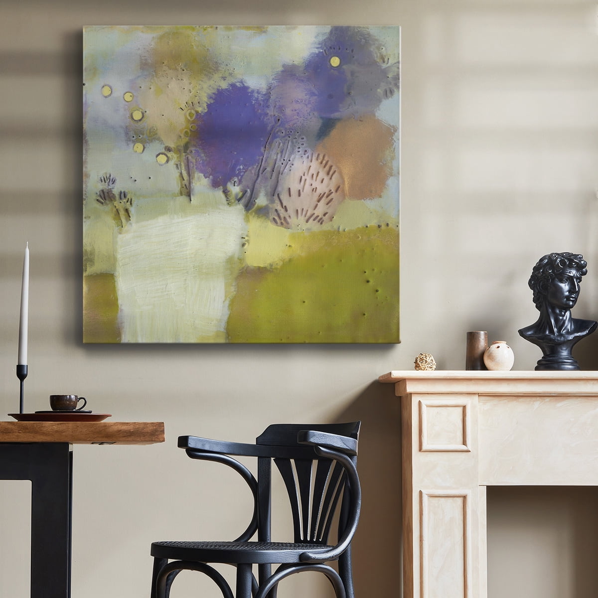 Wexford Home Blume I-Premium Gallery Wrapped Canvas, 24" x 24" - Ready to Hang