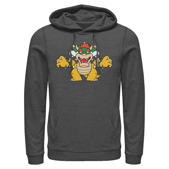 Mens Nintendo Just Bowser Lightweight Hoodie