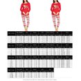thumbnail image 2 of Pantalones De Camisa De Otoño Conjunto de pijama familiar de 2 piezas, vestido informal con estampado de dibujos animados para padres e hijos, traje diario Kuymtek Mujer Rojo Xl para Mujer, 2 of 6