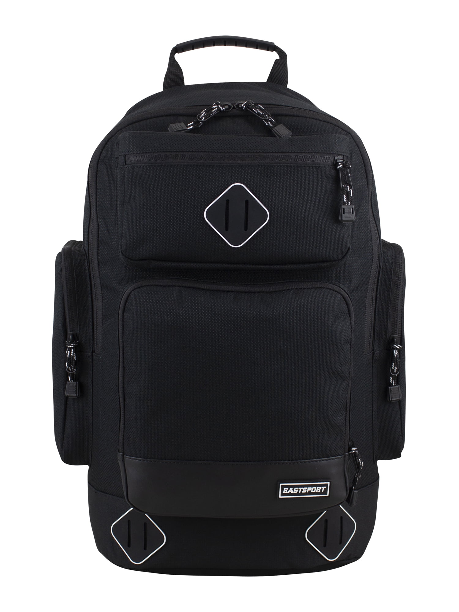 Eastsport Unisex Valedictorian Black Backpack